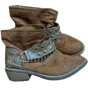 Candie’s Boho Western Ankle Boot